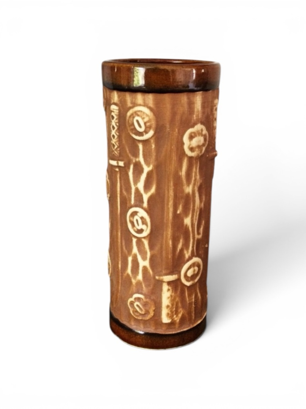 Vintage SAMURAI GROG Tiki Mug • 1960s–70s Japanese Barware - Picture 3 of 11
